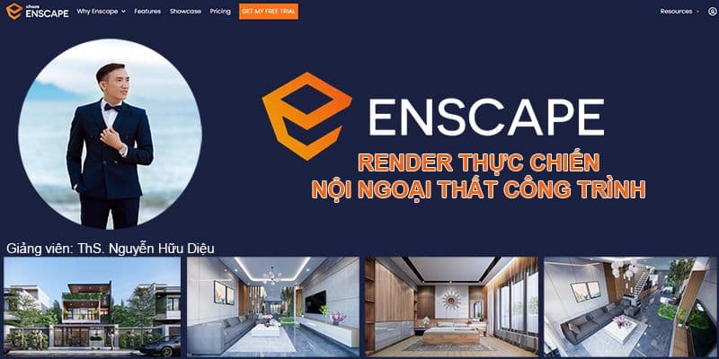 Enscape Render Nội Ngoại Thất Công Trình