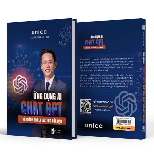 Sách Ứng dụng AI, ChatGPT - trở thành trợ lý đắc lực của bạn