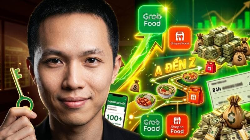 Kinh Doanh Ẩm Thực Online Trên GrabFood - ShopeeFood