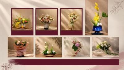 Nghệ Thuật Bó Hoa Tặng, Hoa Cưới & Cắm Hoa Phương Đông