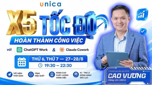 X5 TỐC ĐỘ HOÀN THÀNH CÔNG VIỆC VỚI CHATGPT WORK & CLAUDE COWORK